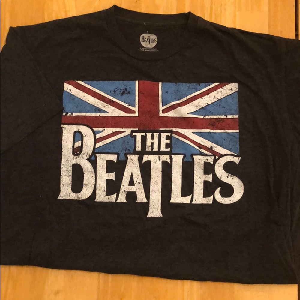 The Beatles Gray Graphic T-Shirt XXL